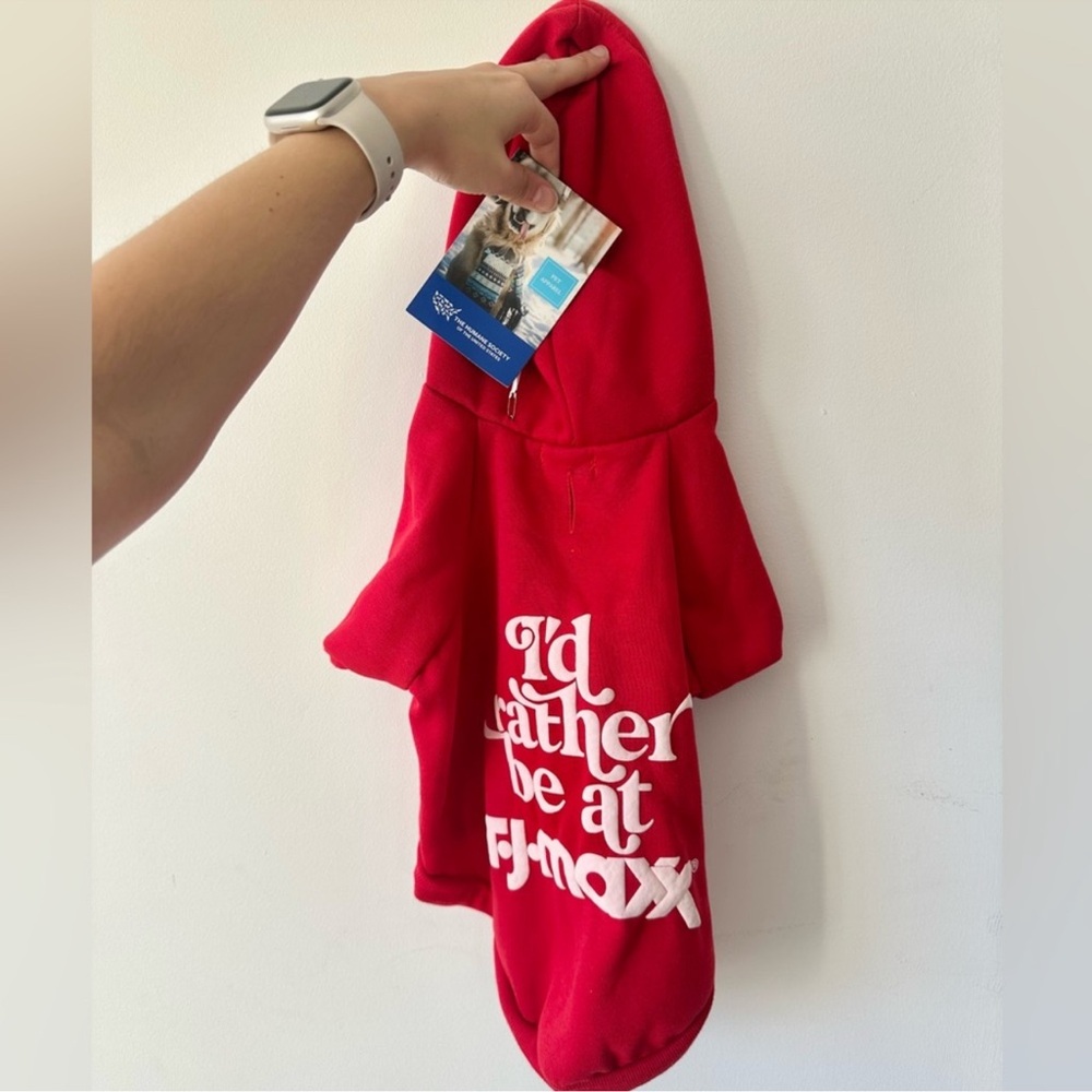 NWT Dog "I'd Rather Be At TjMaxx" Hoodie